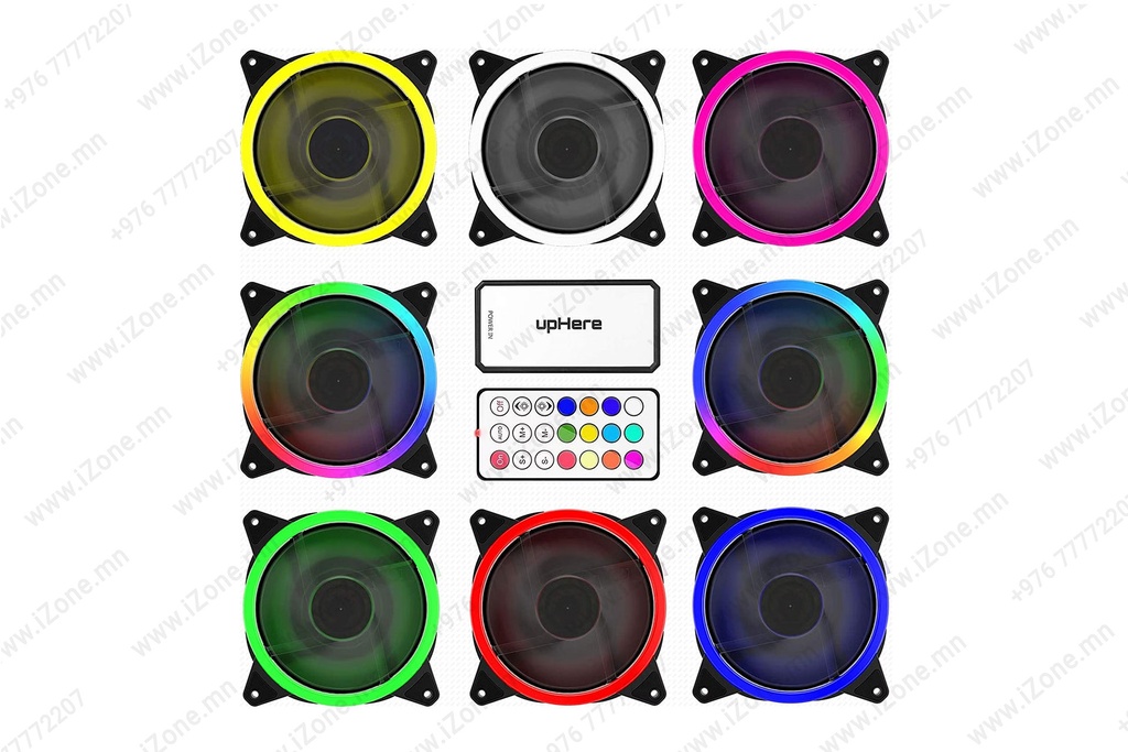 Fan Led RGB Changes Color 6-pin 120mm