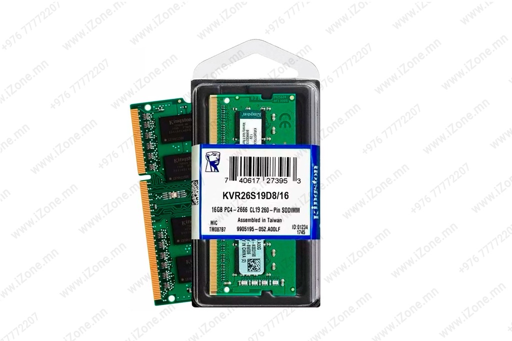 DDR4 Notebook 2666MHz 16GB Kingston