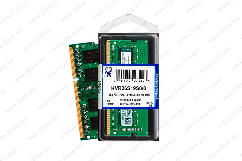 DDR4 Notebook 2666MHz 8GB Kingston