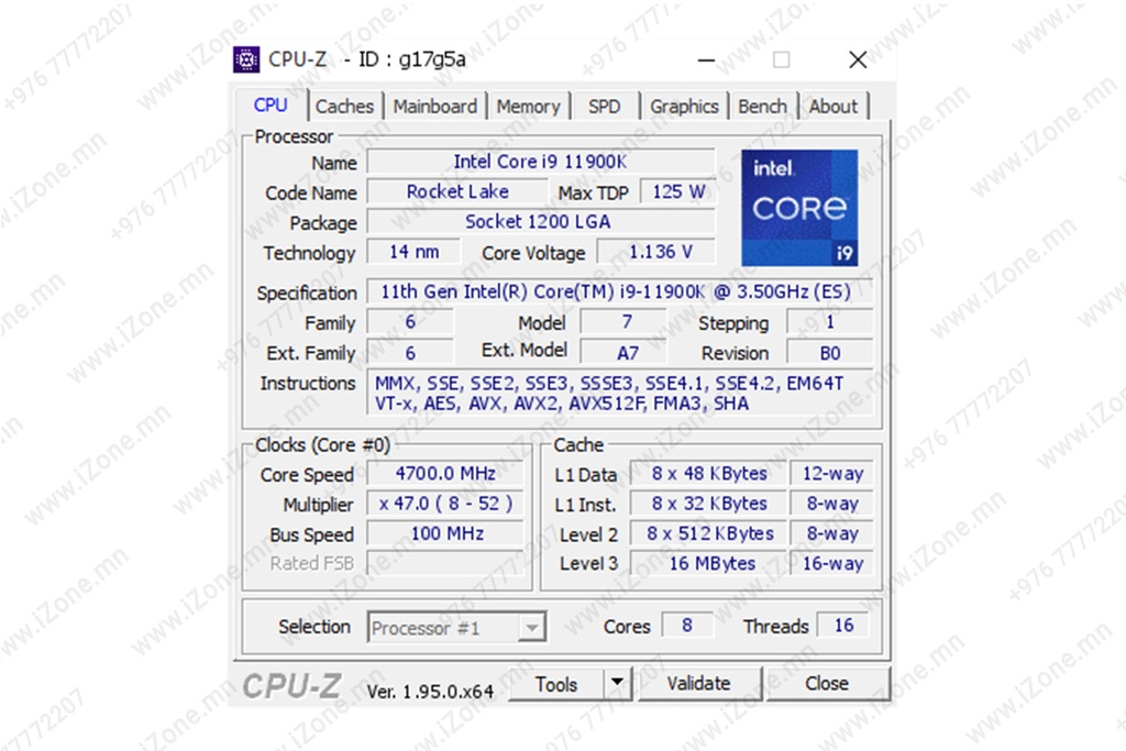 Core i9-11900K