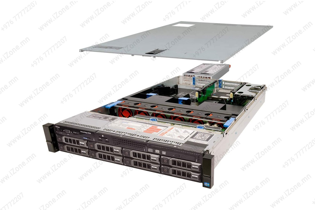 DELL R720/ E5-2697*2/ ECC 32GB/ SAS 3.5 4TB*1/ Raid H720/ DVD-Rom/ 495W*2