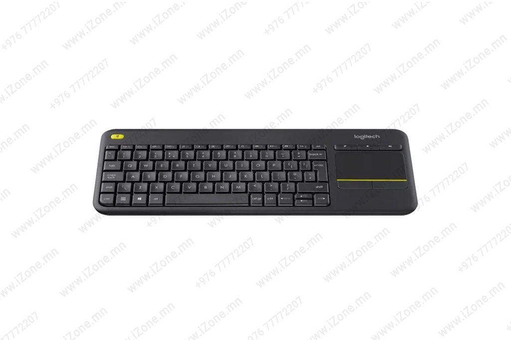 Keyboard Mouse Wireless K400 PLUS Black Logitech