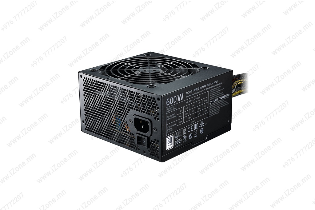 Тэжээлийн Блок 600W Cooler Master