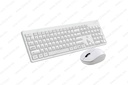 Keyboard Mouse Wireless Desktop ik7830 White Decdeal