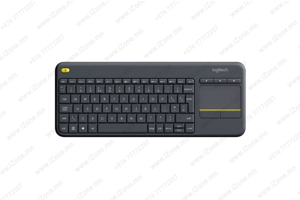Keyboard Mouse Wireless K400 PLUS Black Logitech