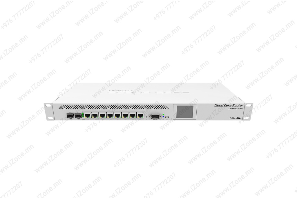 Network Router Cloud Core CCR1009-7G-1C-1S+ MikroTik