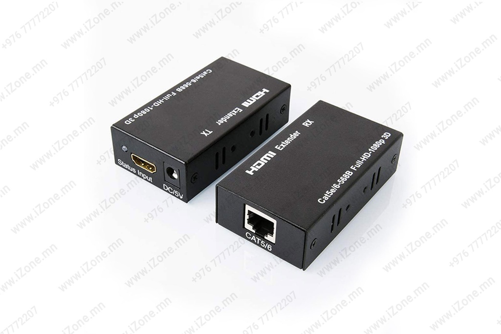 Network RJ45 Extender Network HDMI TX/RX 60m