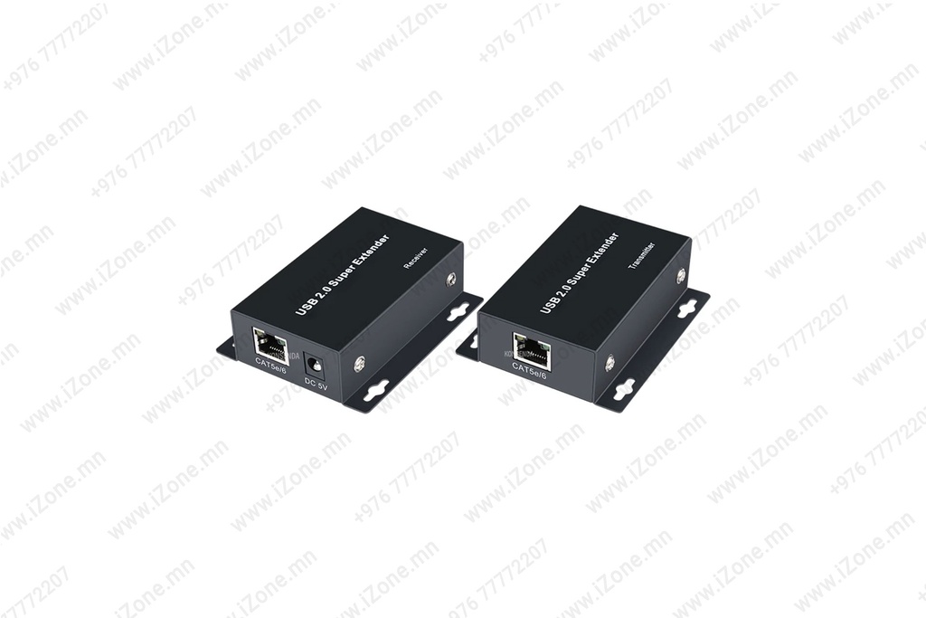Network RJ45 Extender USB 2.0 Super Receiver 4-Port