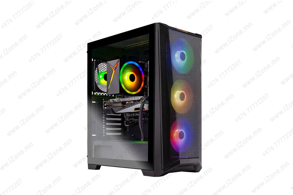 Case PC Full Tower Poseidon Black RUIX