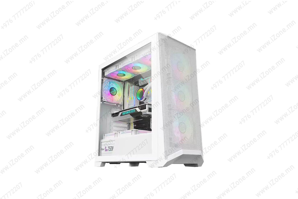 Case PC Full Tower Poseidon White RUIX