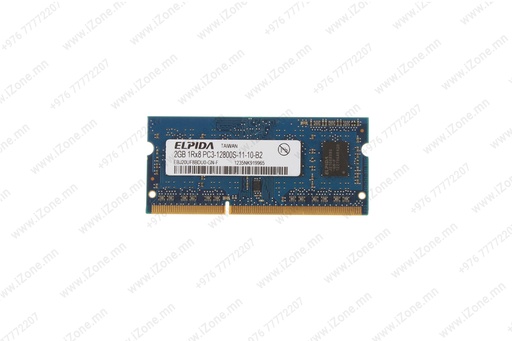 [005'021'001] DDR3 2GB 1600MHz 1Rx8 PC3-12800S Laptop RAM