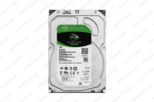 [006'003'001] HDD 2TB 5.9K 3.5 Barracuda Seagate
