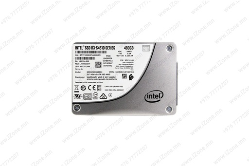 [006'046'001] SSD*S 480GB Intel D3-S4510 DELL EMC