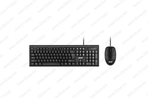 [011'061'002] keyboard mouse KM41-2K Black ACER