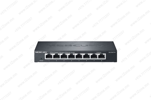 [023'021'001] Network Switch 8 Port 10/100/1000 SG108 Mercury
