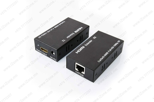 [023'061'002] Network RJ45 Extender Network HDMI TX/RX 60m