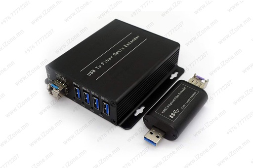[023'061'005] Network Fiber Optical Extender 4-Port USB 3.0 Universal