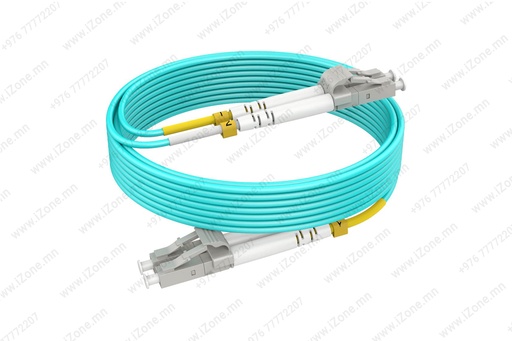 [023'104'002] Cable Network Fiber Patch OM3 LC to LC, 10GB Multimode Duplex 3.0 50m