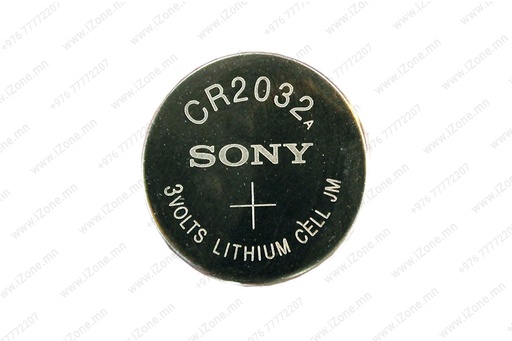 [025'002'001] Battery Lithium Coin CR2032 (Bios) Sony