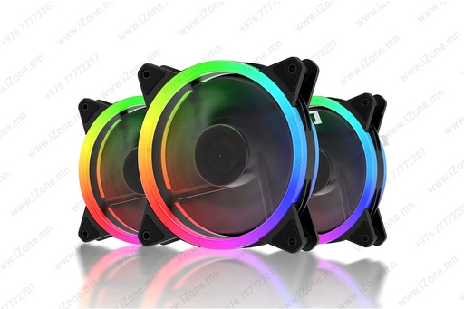 [025'026'004] Fan Led RGB Changes Color 6-pin 120mm