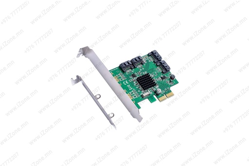 [025'061'006] PCIe Card Raid Marvell X4 SATA 6G 4-port